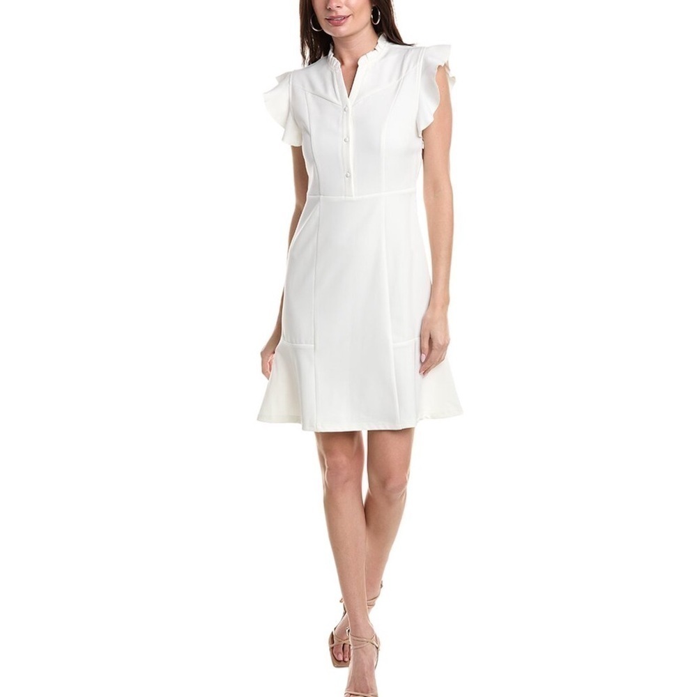 Nanette Lepore White Nolita Mini Dress Size 8